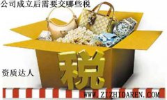 新注冊公司需要交哪些稅及稅種