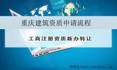 重慶建筑資質申請流程