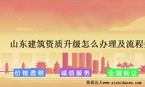 山東建筑資質(zhì)升級怎么辦理及流程條件解析